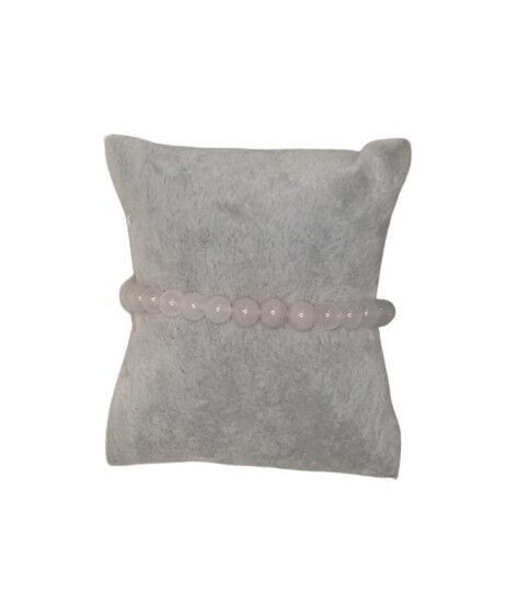 Bracciale Medio Minerale Quarzo Rosa