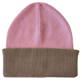 CHAPEAU COTON COLOR BLOCK ROSE OURLET EN DUNE VA002_14