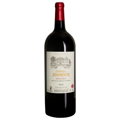 Magnum - Vin de Bordeaux : Château Jouvente 2016 Graves Rouge