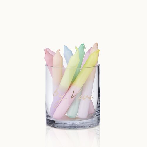 Dekorative Vase für kleine Kerzen