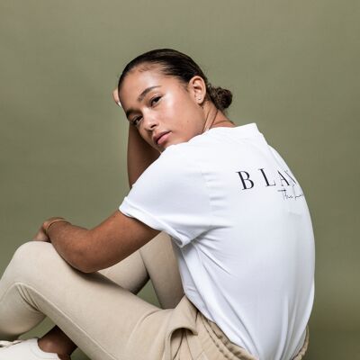 Blanca T-shirt bianca 'The label'