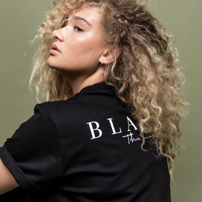 Blanca 'The label' T-shirt nera