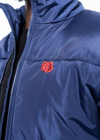 VESTE REMBOURRÉE BLEUE ROSE 10