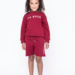 COSTUME D'ÉTÉ ENFANT BORDEAUX (COL ROND, TEE & SHORT)