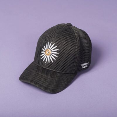 Gorra de béisbol de malla blanca militar Siempre Libre