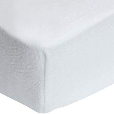 Easycare Double Bed Fitted Sheet - 140cm x 200cm - White