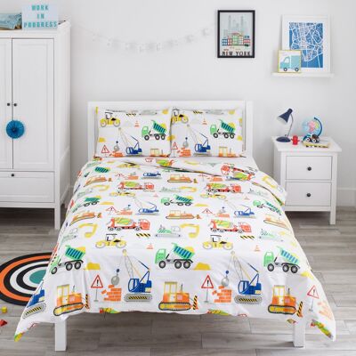 Construction Vehicles - Double Duvet Set