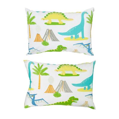 Dinosaur World - Pair of Pillowcases