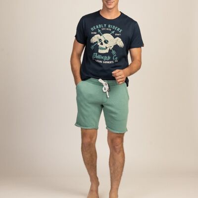 BERMUDAS MOLTON SIXTO HOMBRE VERDE VERDE