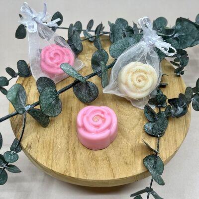 Fonfant rose trio with vanilla / cherry / monoi fragrance