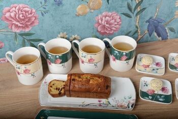 Set de 4 mugs floral 4