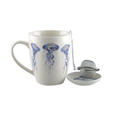 Coffret mug coupelle et passe the meduse