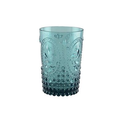 VASOS DE AGUA ACRÍLICOS TURQUESA - SET DE 6