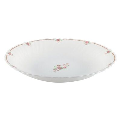 Assiette creuse blanche vintage