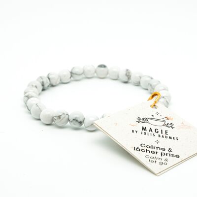 Pulsera Howlite Calm and Let Go