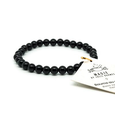 Onyx-Herz-Balsam-Armband