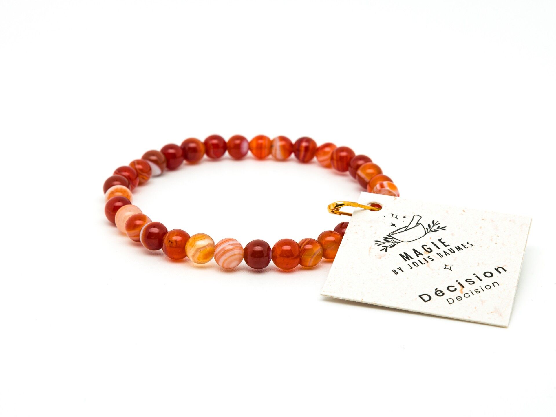 Bracciale decisione corniola