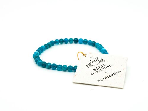 Bracelet Purification Apatite Bleue