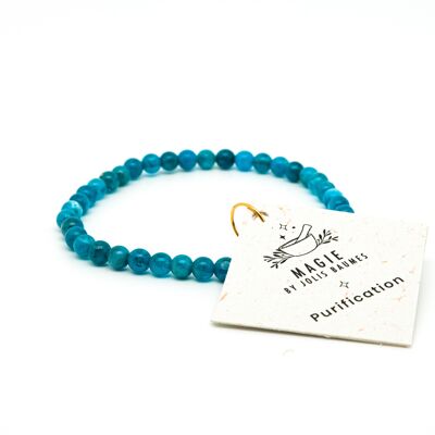 Blue Apatite Purification Bracelet