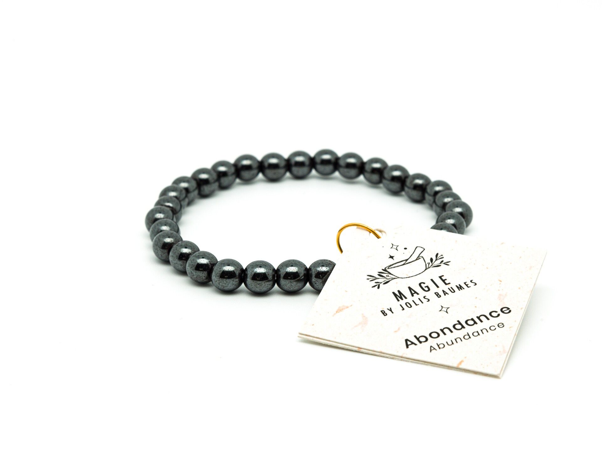Bracciale Abbondanza Ematite
