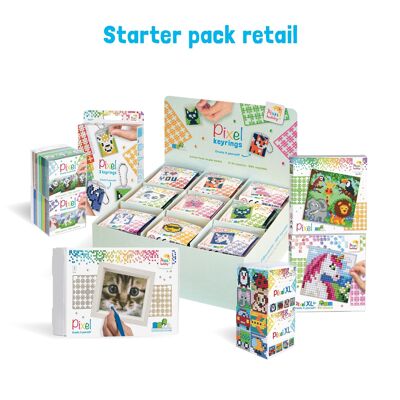 Ensembles de bricolage Art et Jouets | Pack de démarrage Pixelhobby Retail