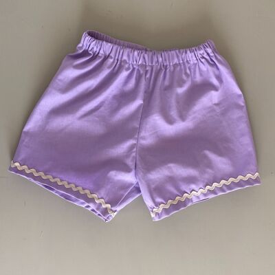 Pantalón corto lila