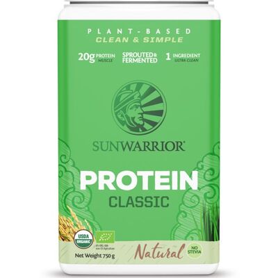 Sunwarrior Classic Protein Naturell 750 g Ekologisk
