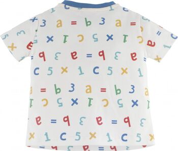 Pyjama bébé garçon - Math, en bleu 3