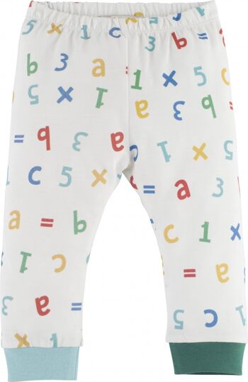 Pyjama bébé garçon - Math, en bleu 4