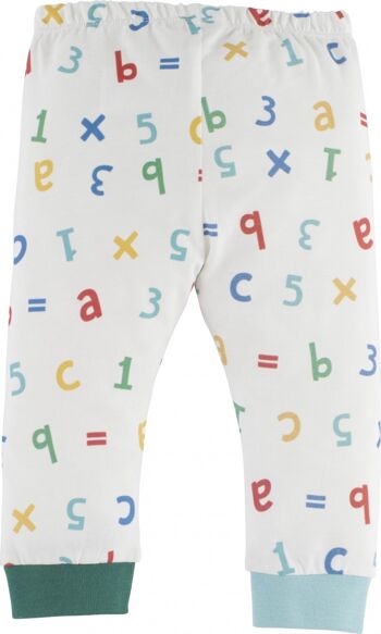 Pyjama bébé garçon - Math, en bleu 5