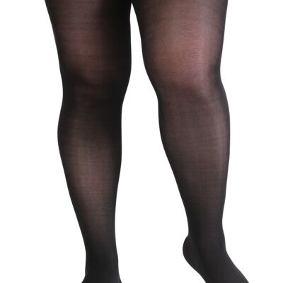 Collants noirs grandes tailles OPAQUE pour femme