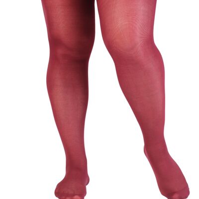 OPAQUE plus size burgundy tights for women