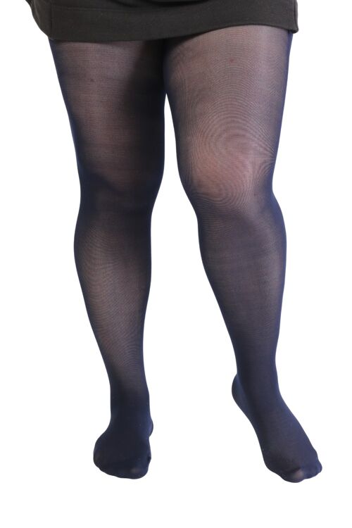 OPAQUE plus size blue tights for women