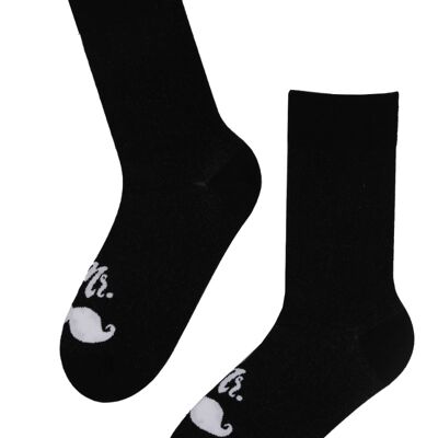 MISTER "MR" antibacterial socks with silver thread for men