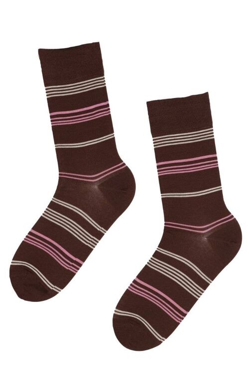 REIN striped men's suit socks