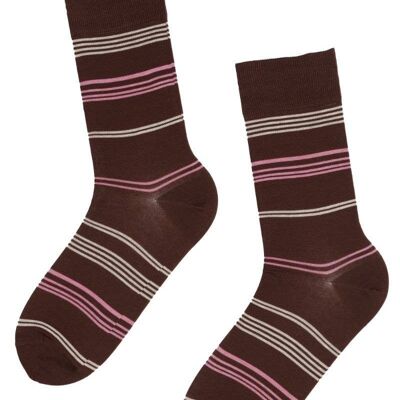 REIN striped men's suit socks