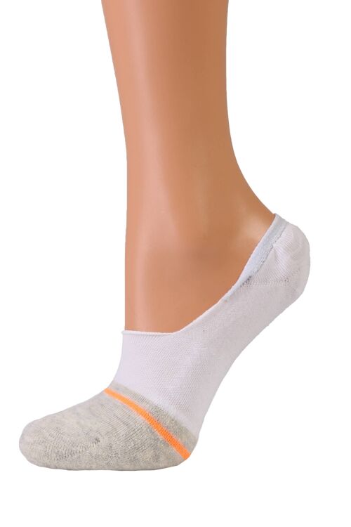 VIKI white no show socks for women 6-9