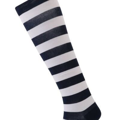 SAILOR striped cotton knee-highs