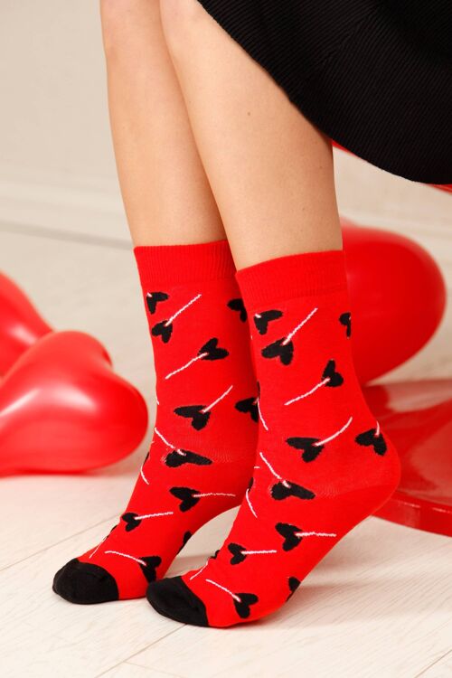 CANDY Valentine's Day socks for women 6-9