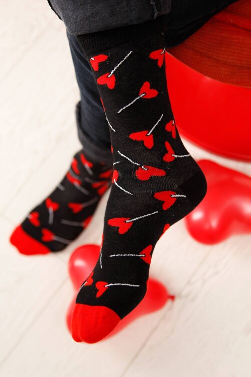 CANDY Valentine's Day socks for men 9-11