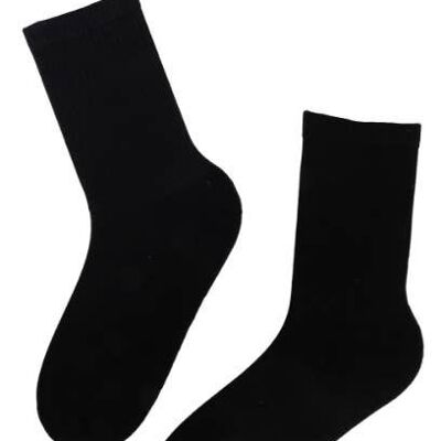 Chaussettes athlétiques noires TENNIS