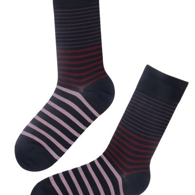 Chaussettes tailleur rayées WILLIAM