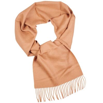 Camel Royal alpaca wool scarf