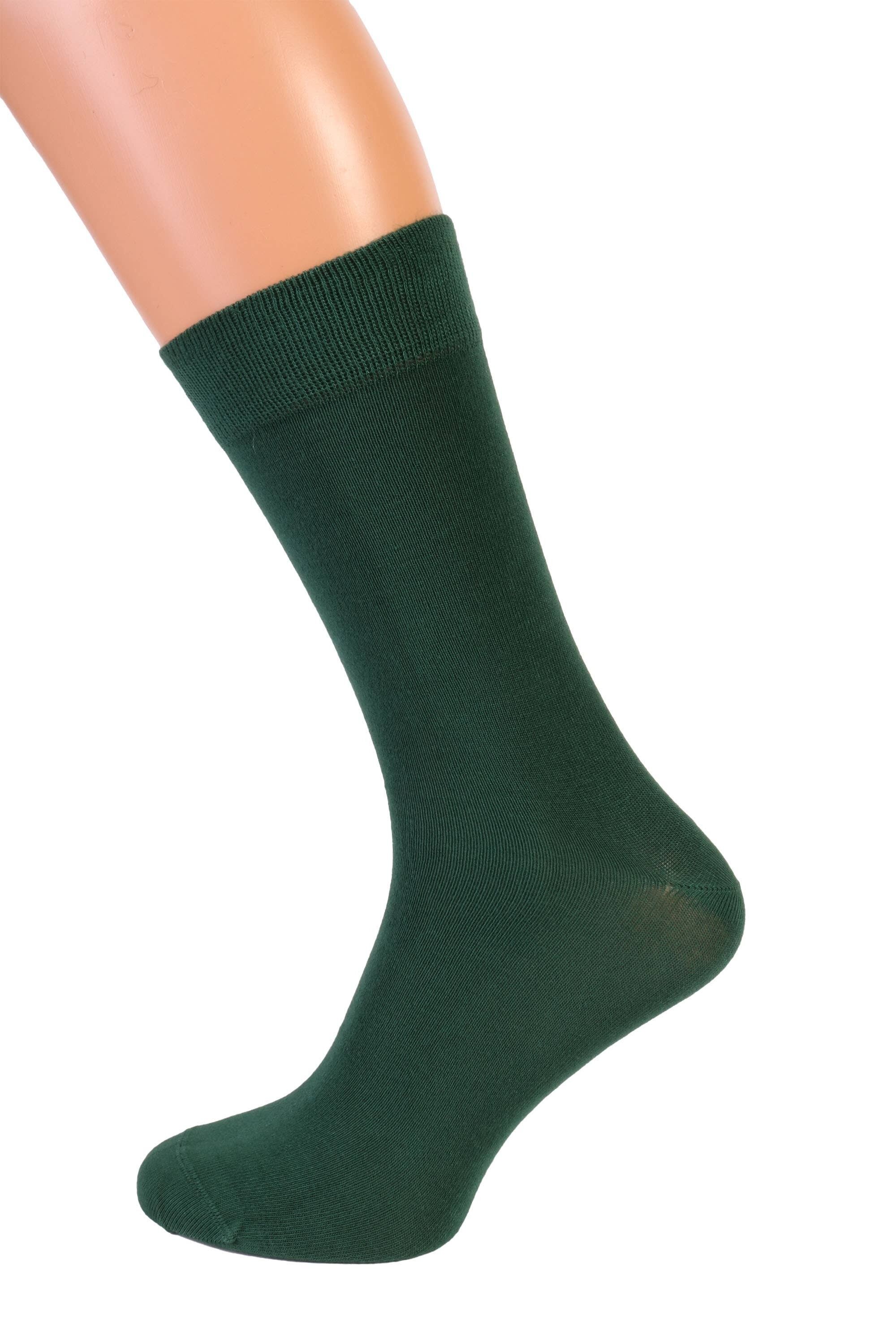 Calzini da uomo TAUNO verde scuro 9-11