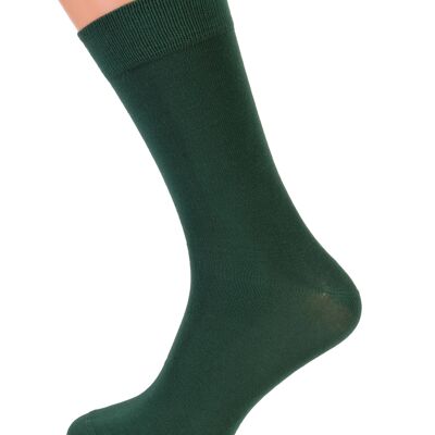 TAUNO dark green men's socks 9-11
