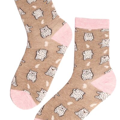 Chaussettes en laine angora BEAR BABY 6-9