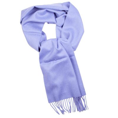 Écharpe en laine d'alpaga violet lavande