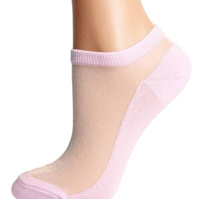 LUCINA light lilac glittery socks for women 6-9