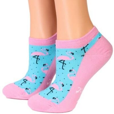 PERFECT low cut light blue cotton socks 6-9
