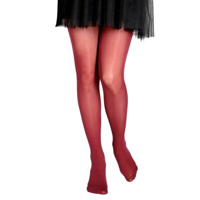 ECOCARE burgundy 3D 40DEN recycled women's tights